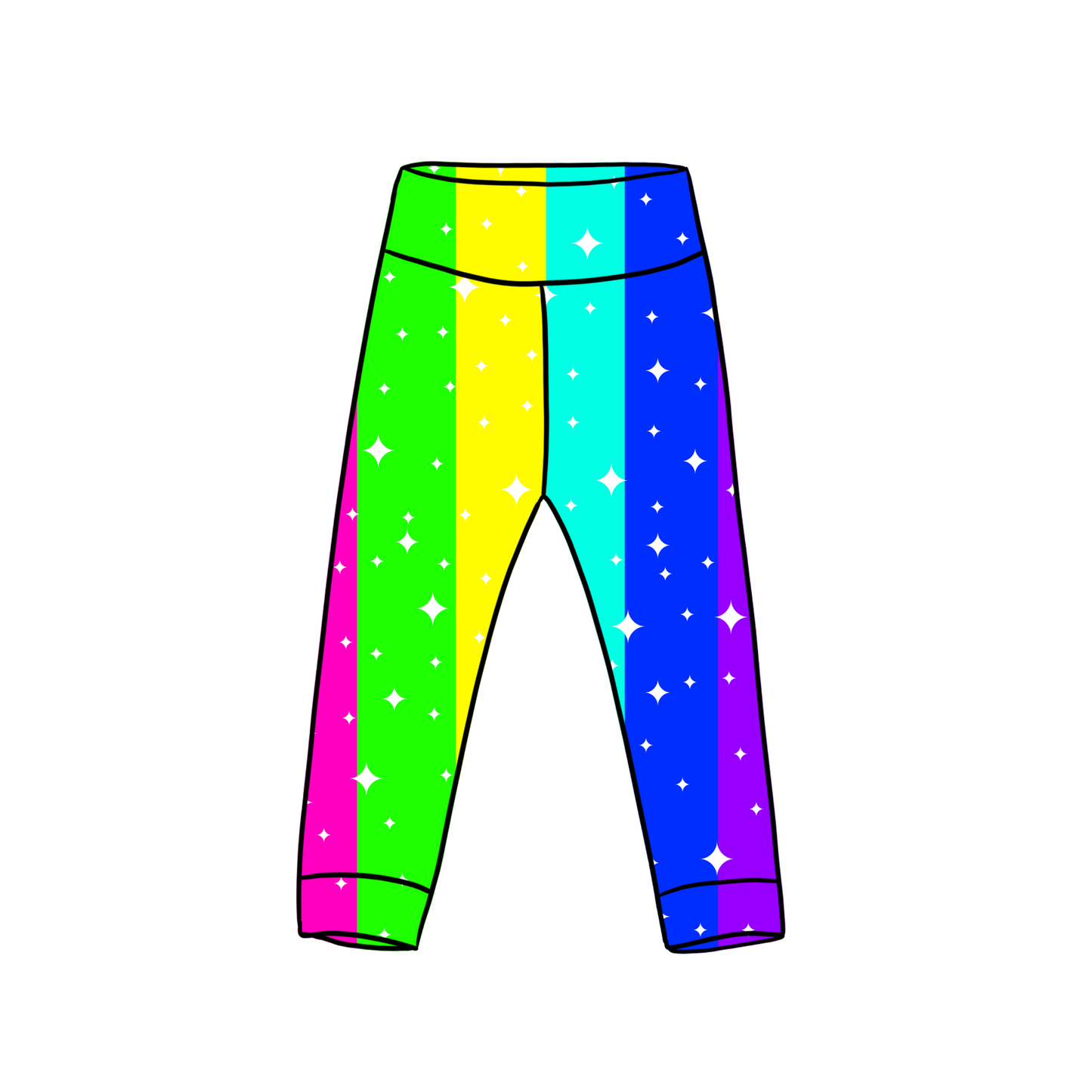 PREORDER leggings - rainbow