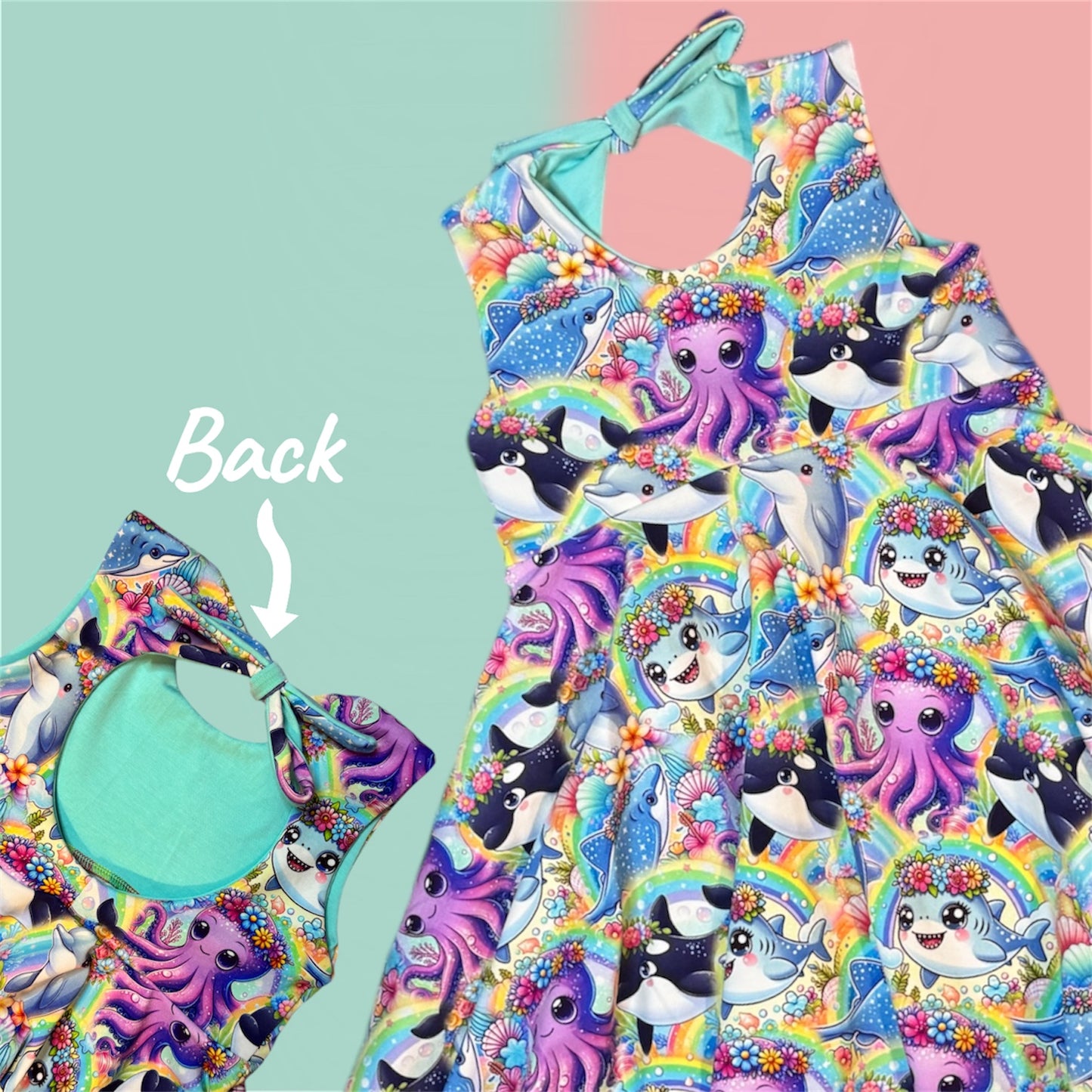 Children's Tie back dress