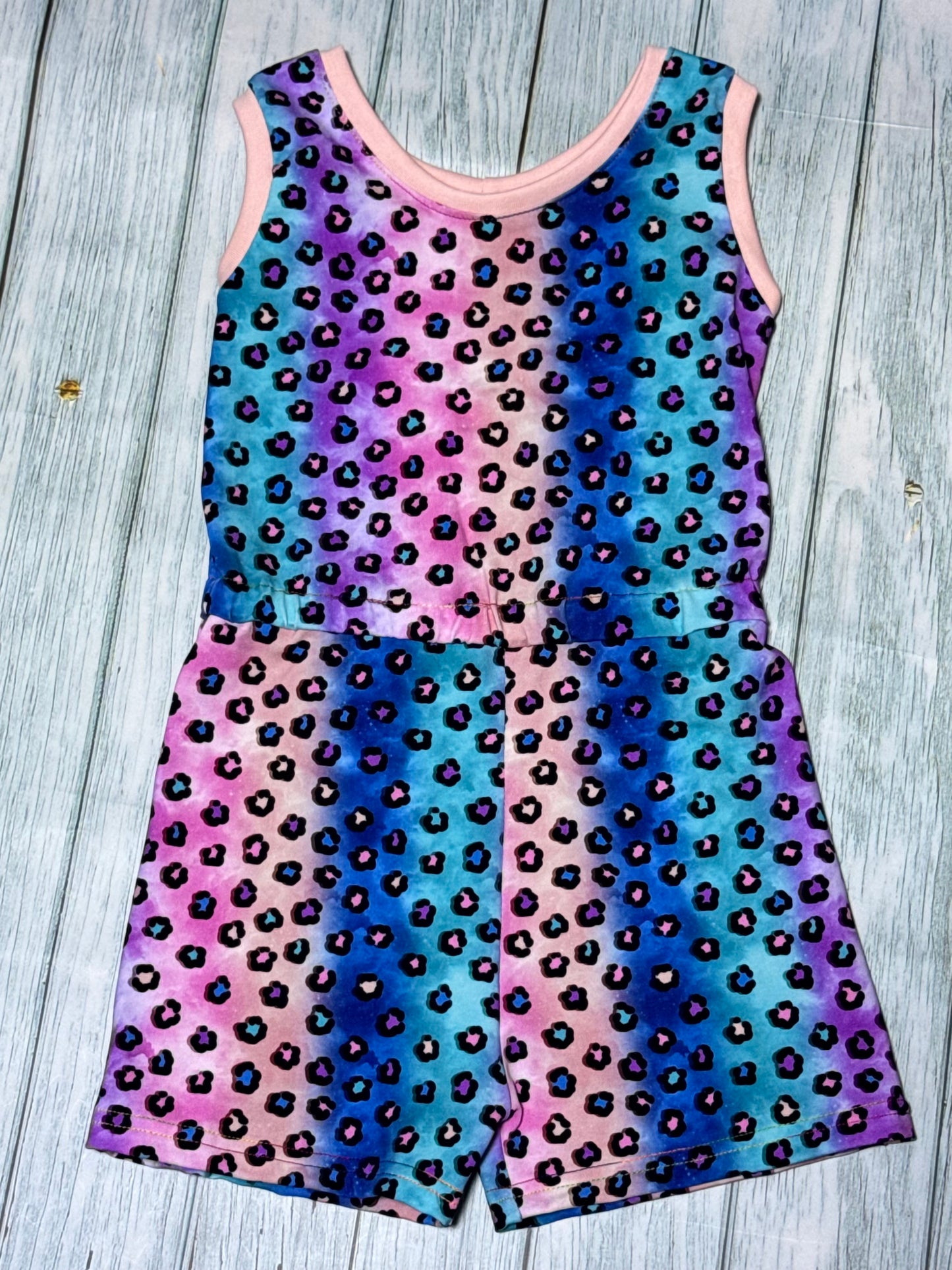 Tshirt short romper (tank or short sleeved)