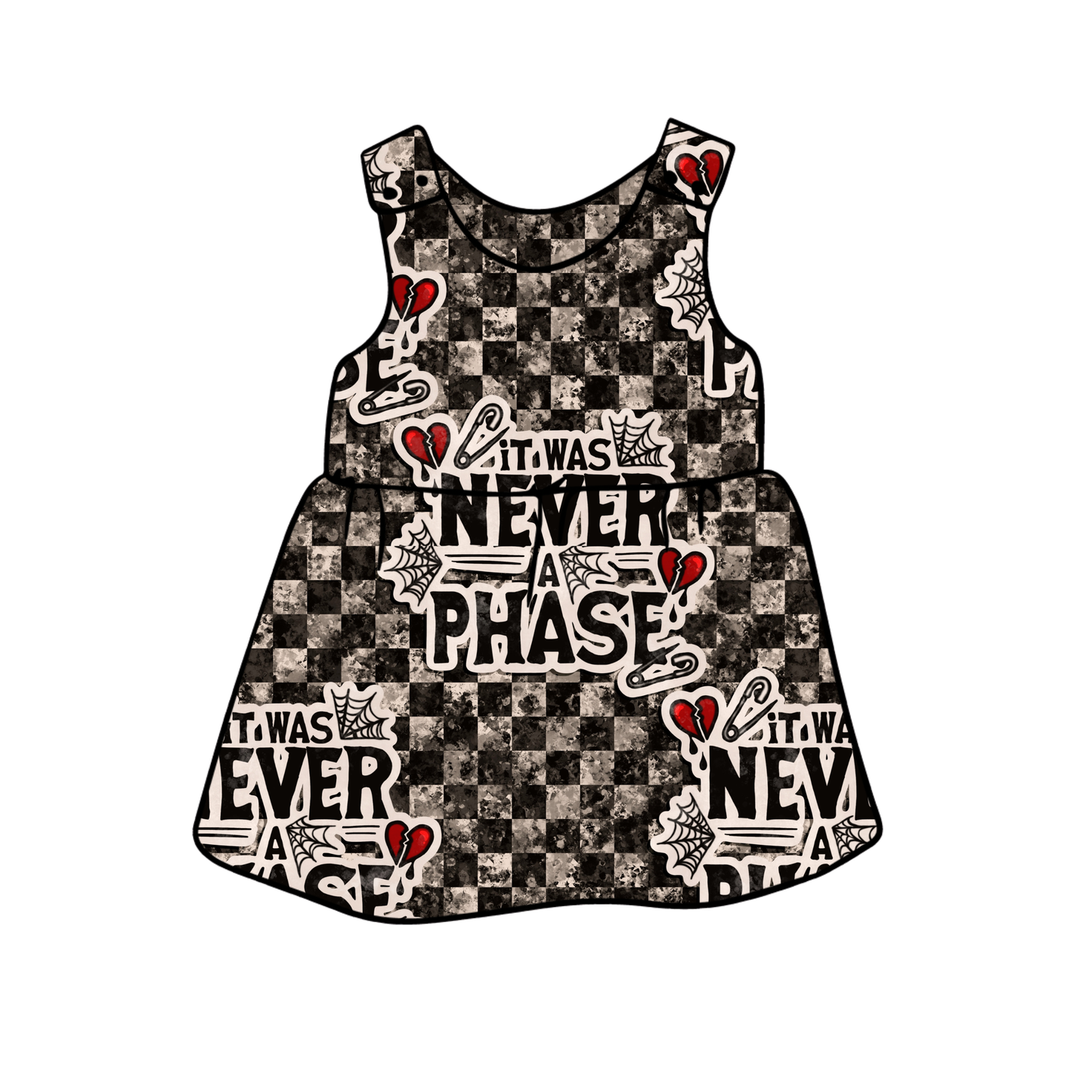 PREORDER snap dress - never a phase