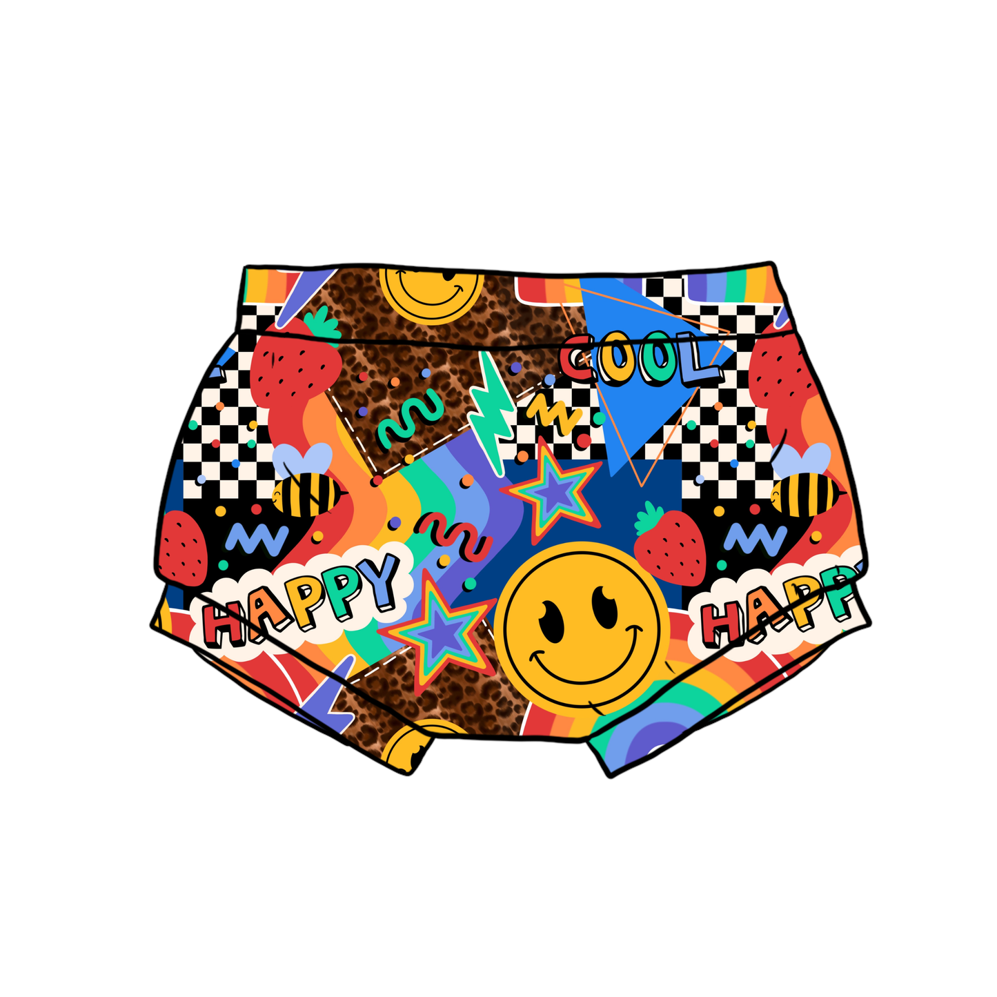 PREORDER shorts - happy cool