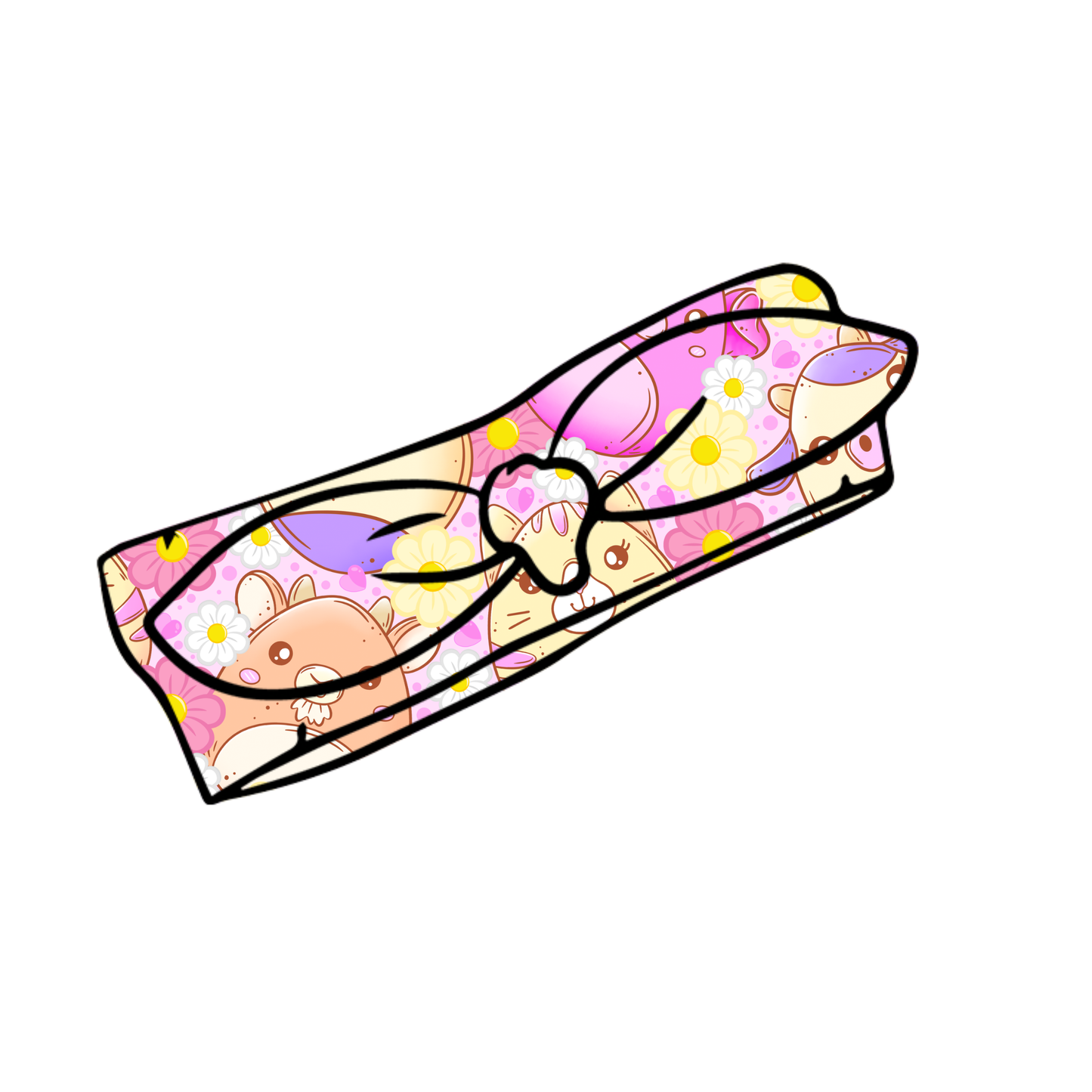 PREORDER tie knot headband - cute squish