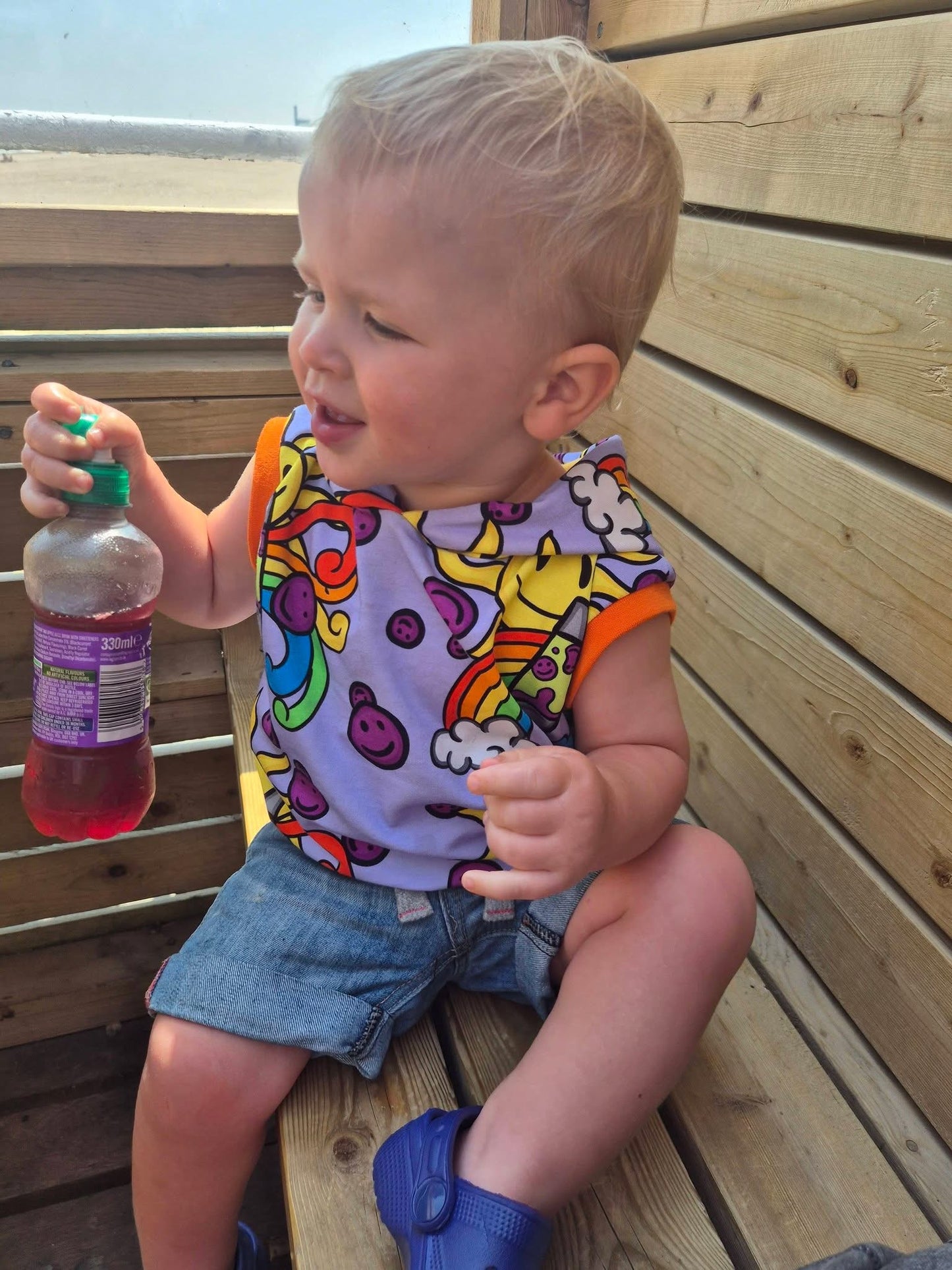 Children's hooded vest