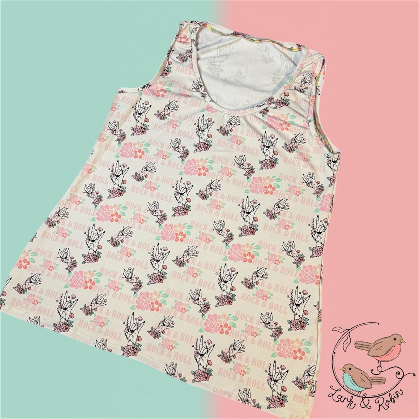 Adults low cut vest top