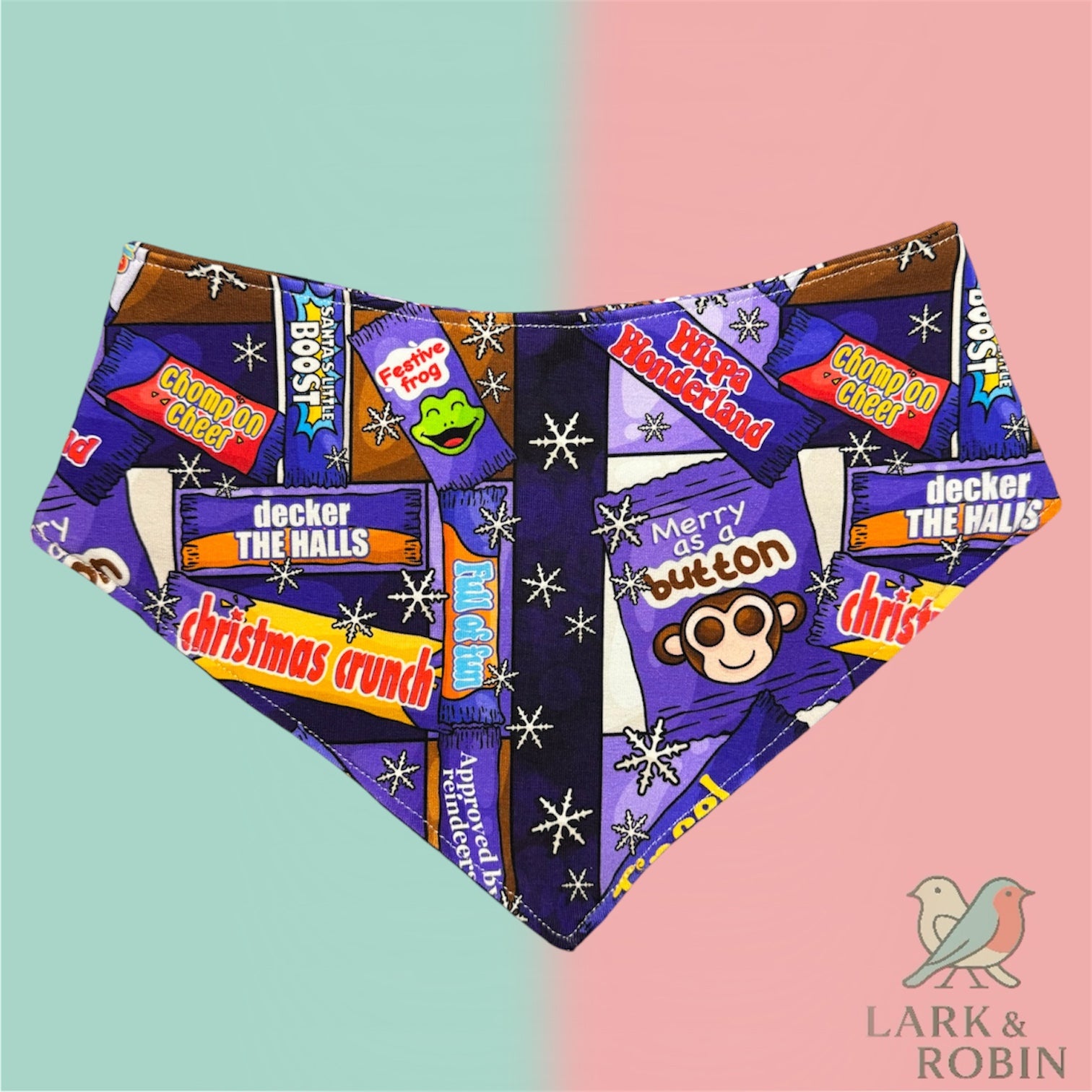 Snap dog bandana