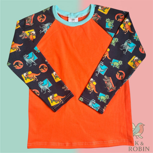 Raglan sleeve tshirt