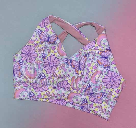 Cross over bra