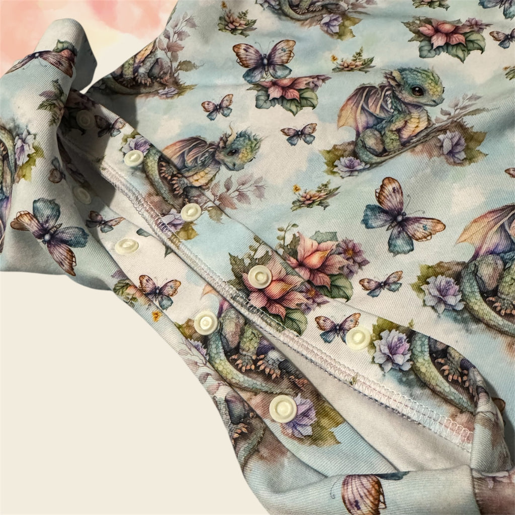 Add romper snap placket