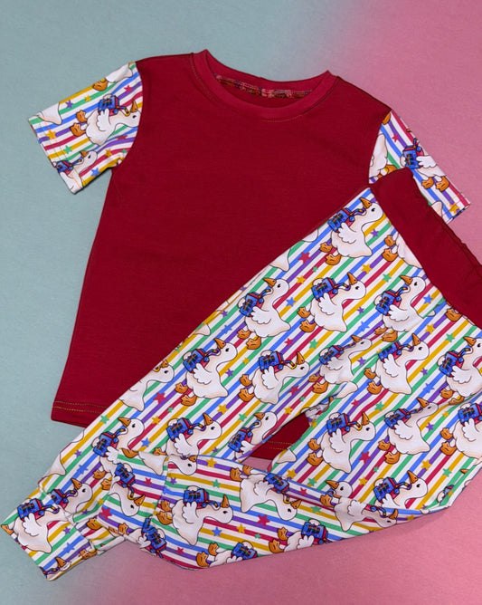 Basic t-shirt & joggers set