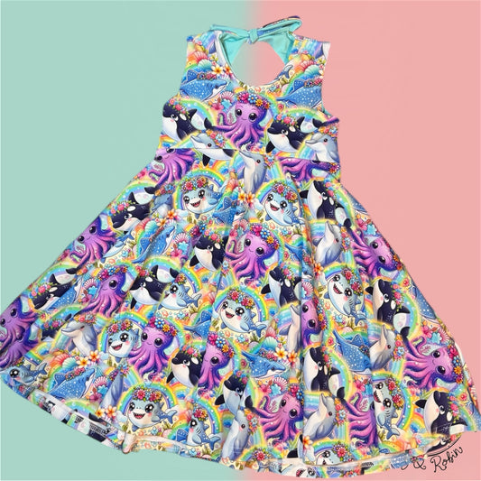 Children's Tie back dress