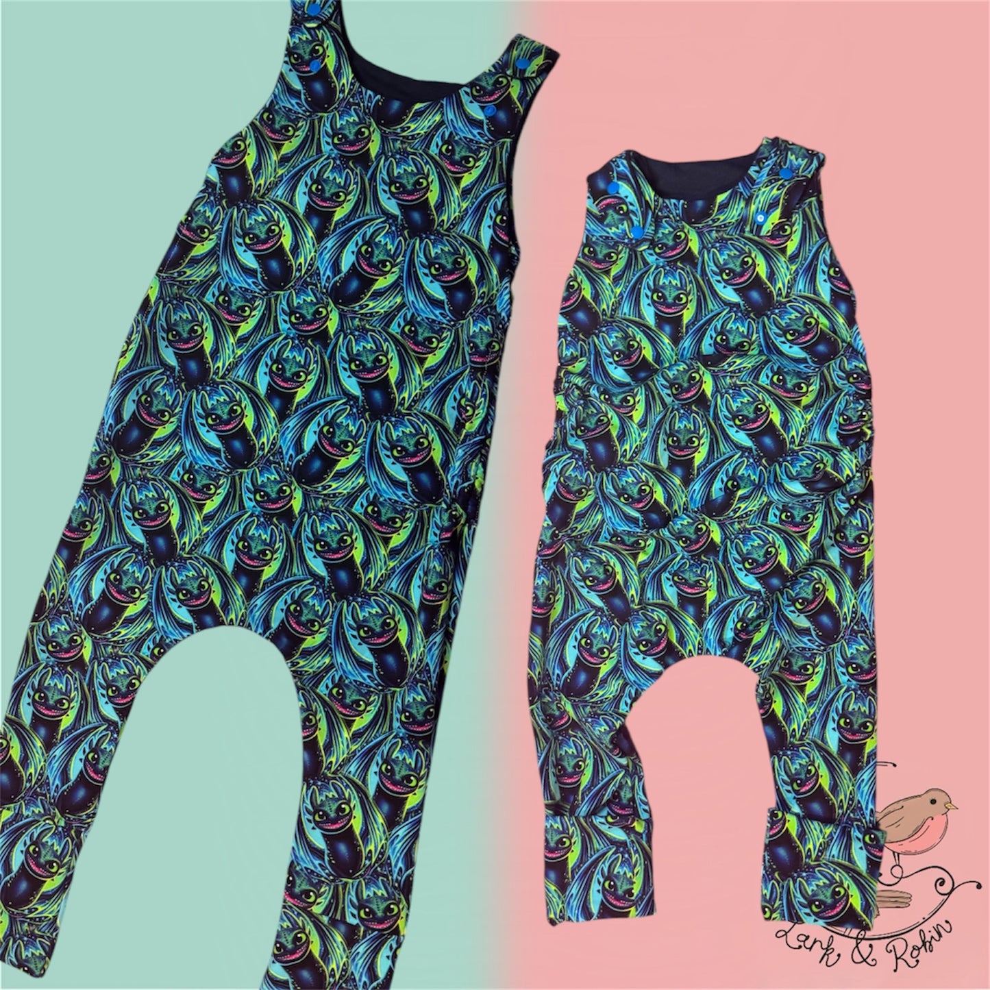 Grow with me snap romper