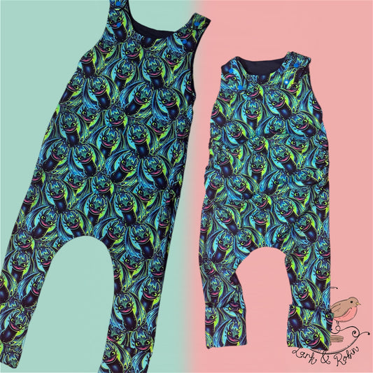 Grow with me snap romper