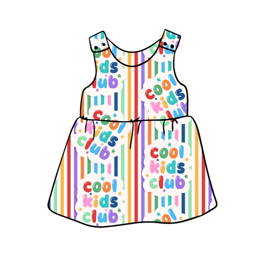 PREORDER snap dress - cool club