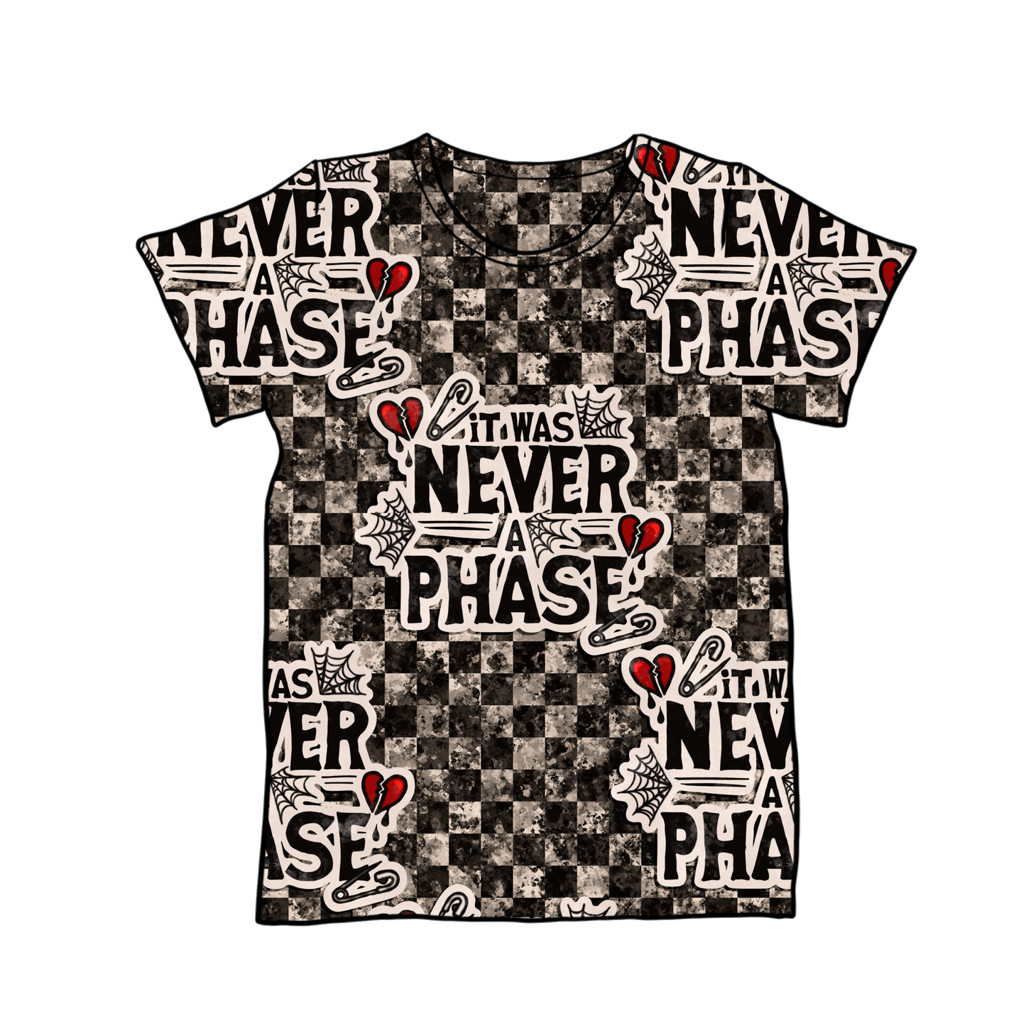 PREORDER tshirt - never a phase