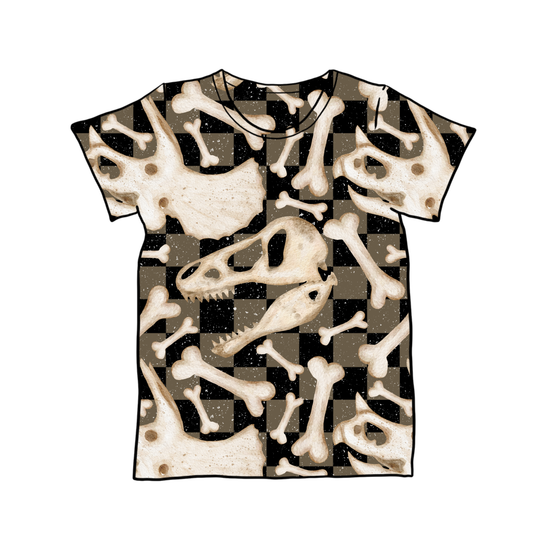 PREORDER tshirt - dino bones